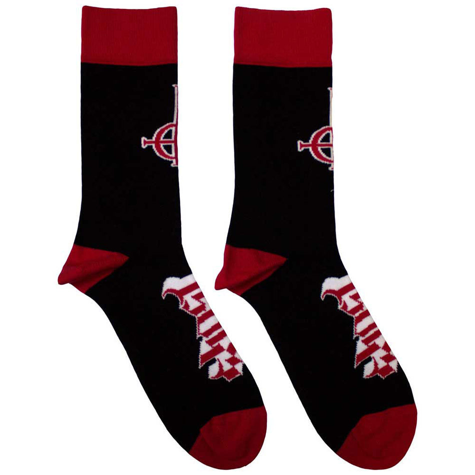 Ghost Unisex Ankle Socks: Symbol (Black) (UK Size 4 - 7)