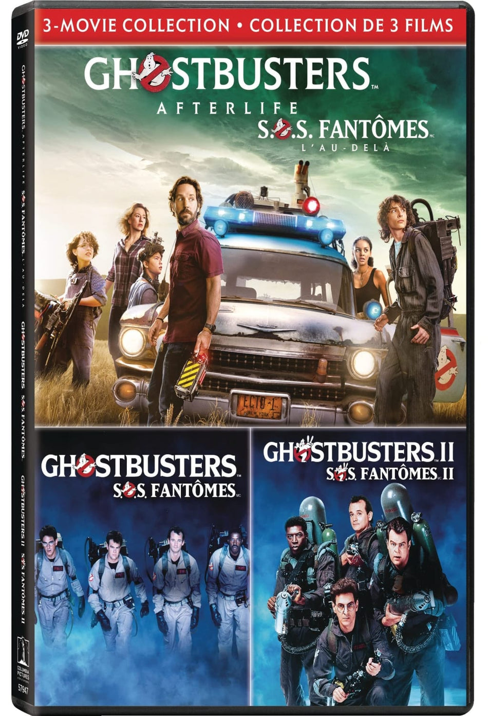 GHOSTBUSTERS [1984] / GHOSTBUSTERS II / GHOSTBUSTERS: AFTERLIFE - BILINGUAL - MULTI - FEATURE [3 DISCS] - [LâULTIME COLLECTION SOS FANTÃMES] - [DVD]