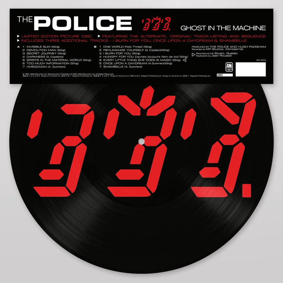The Police - Ghost In The Machine - (Picture Disc Vinyl) - [Vinyl]