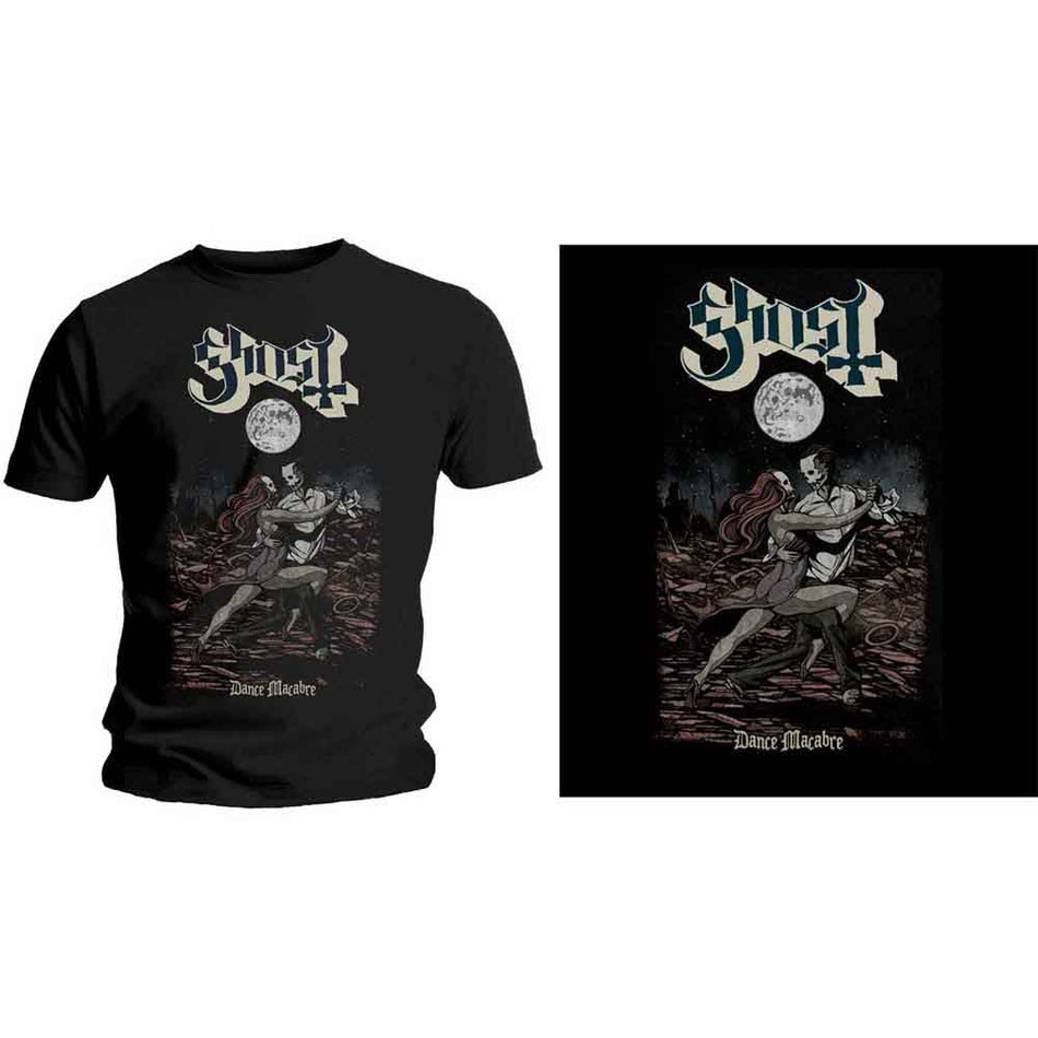 Ghost Unisex T-Shirt: Dance Macabre (Black)
