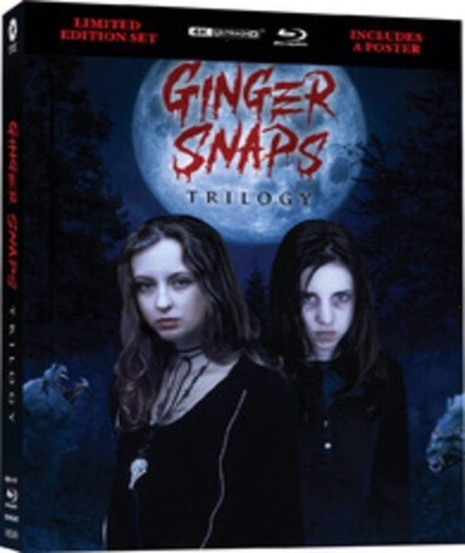 Ginger Snaps Trilogy - All-Region & Lenticular Boxset with Poster [Import] - [4K UHD + Blu-ray]