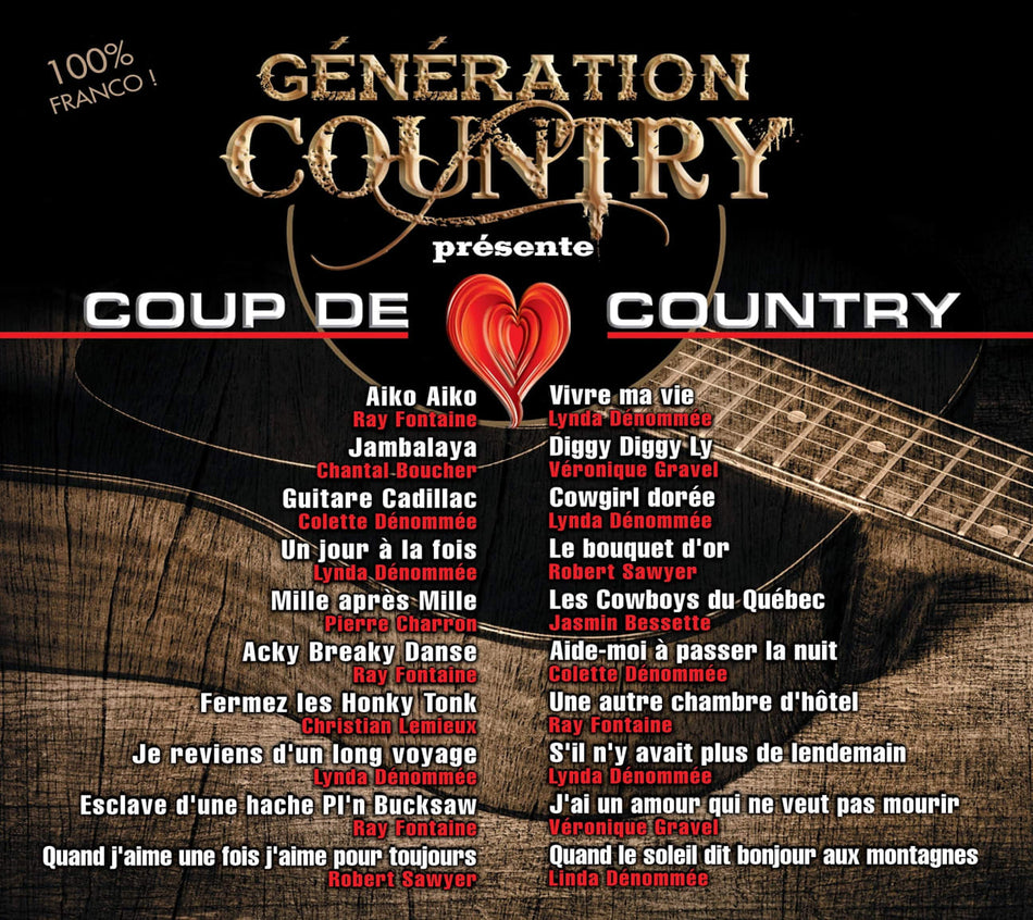 Generation Country Presente Coup De Coeur Country - Generation Country Presente Coup De Coeur Country / Various - [CD]
