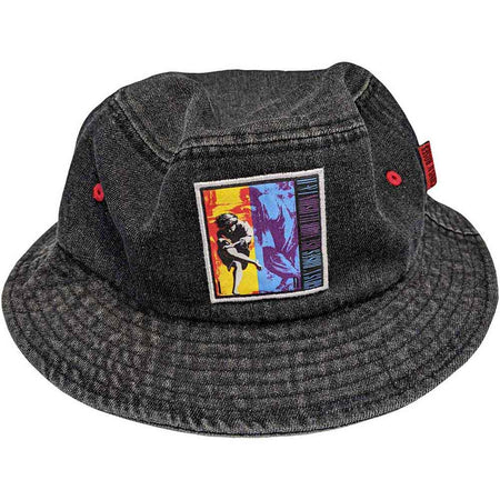 Guns N' Roses Unisex Bucket Hat: Use Your Illusion (Denim Black)
