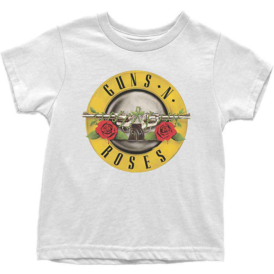 Guns N' Roses Kids Toddler T-Shirt: Classic Logo (White)