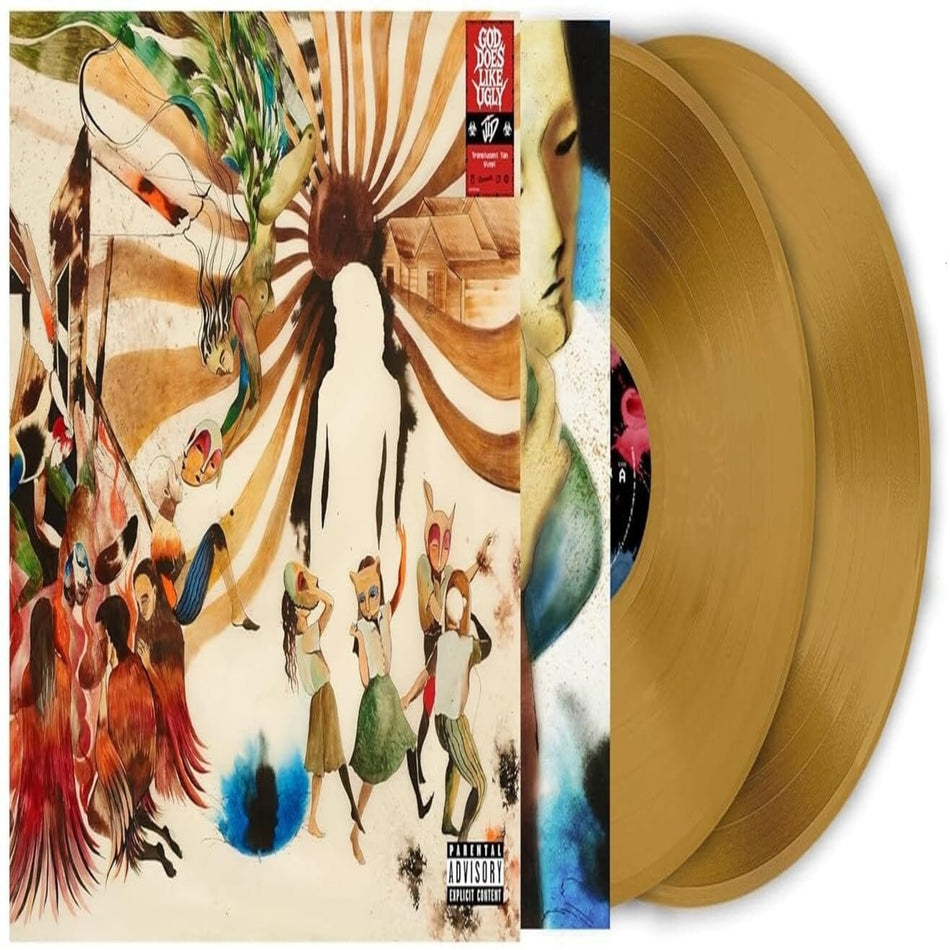JID feat. 21 Savage and Baby Tate - God Does Like Ugly [Explicit Content] - (Parental Advisory Explicit Lyrics, Colored Vinyl, Tan, Gatefold LP Jacket) - [Vinyl]