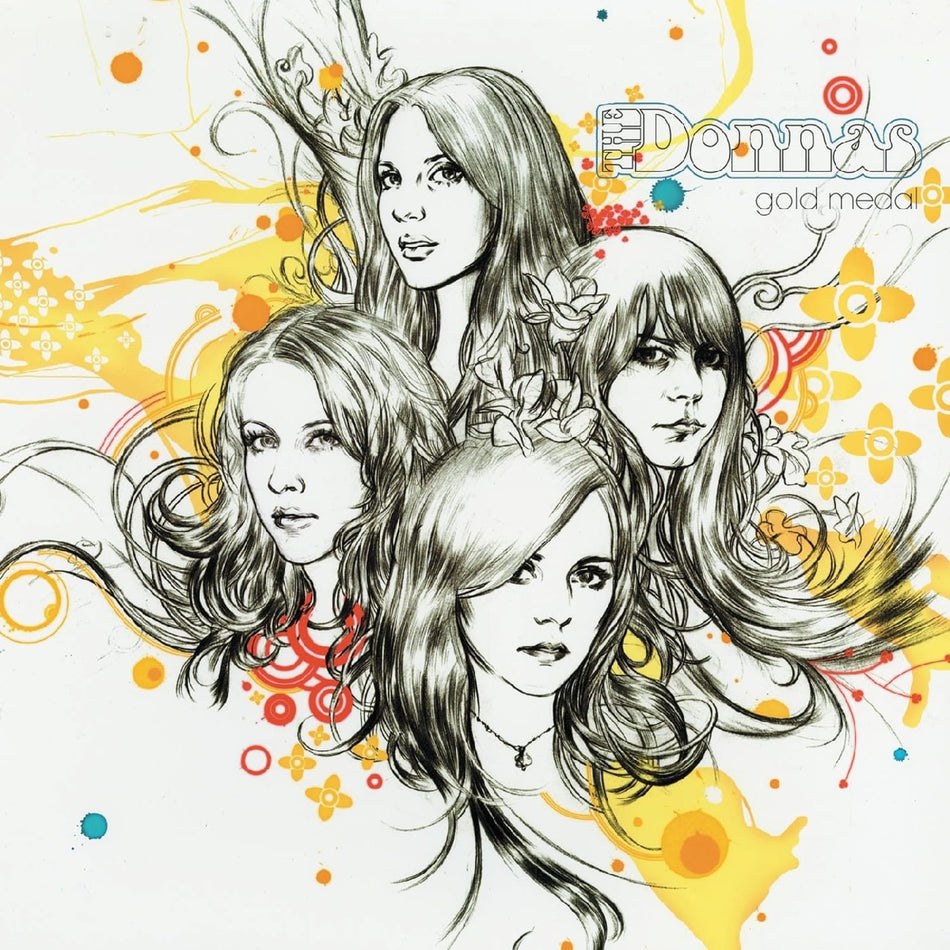 The Donnas - Gold Medal - (Colored Vinyl, Gold, Smoke, Poster) - [Vinyl]