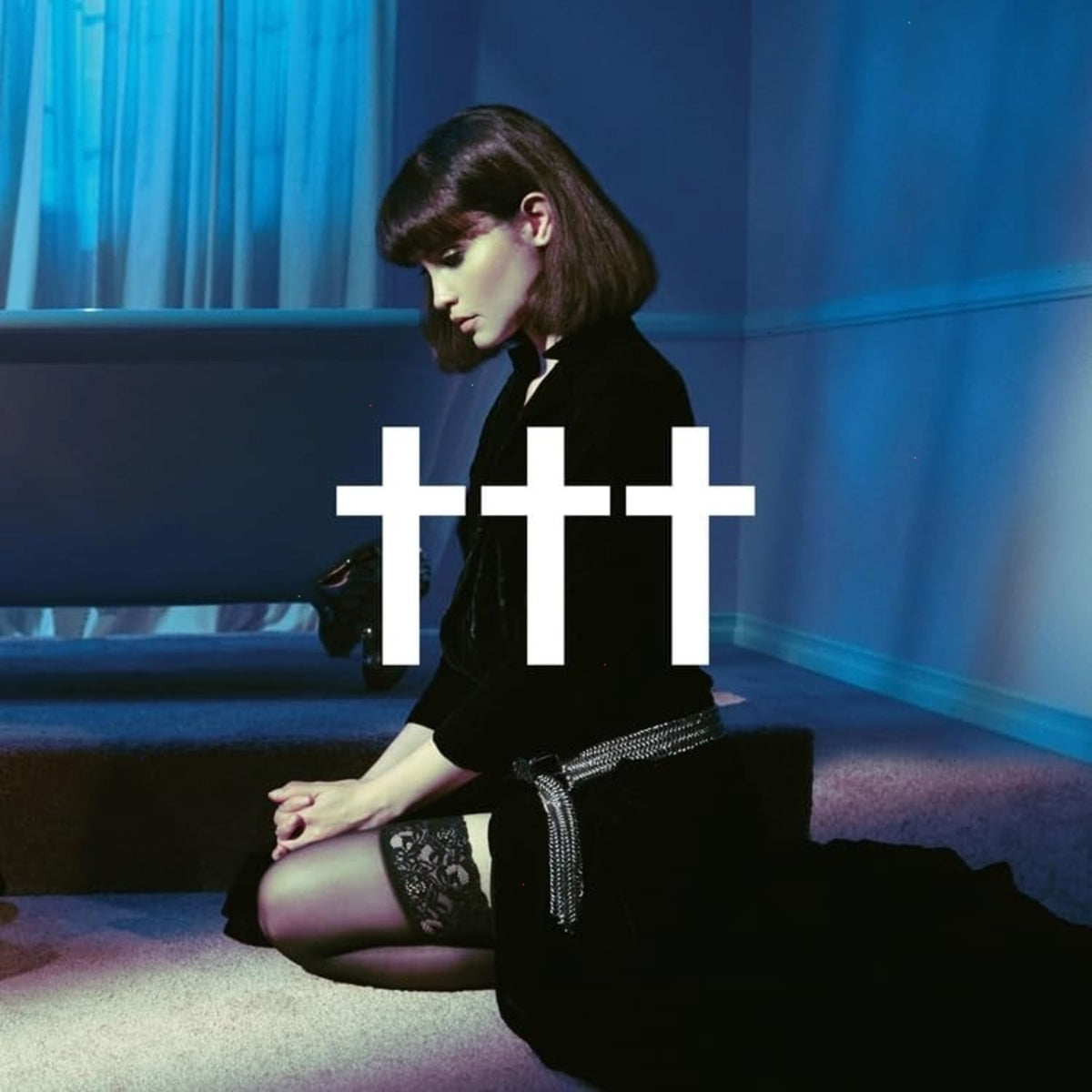 Crosses - Goodnight, God Bless, I Love U, Delete. - (Indie Exclusive, Colored Vinyl, Black) - [Vinyl]