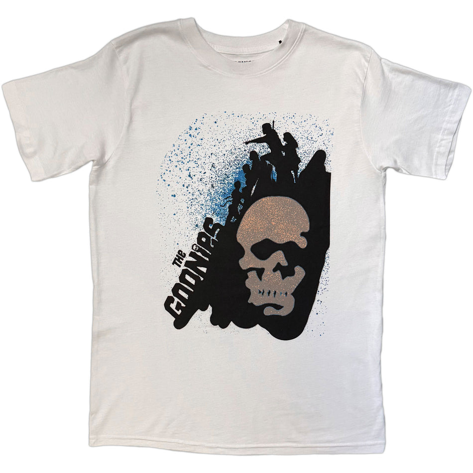 The Goonies Unisex T-Shirt: Skull Spray Paint (White)
