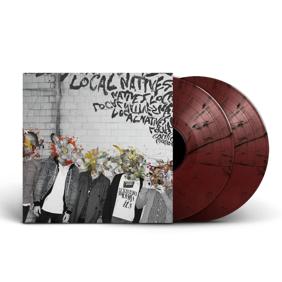Local Natives - Gorilla Manor - (Clear Vinyl, Maroon) - [Vinyl]