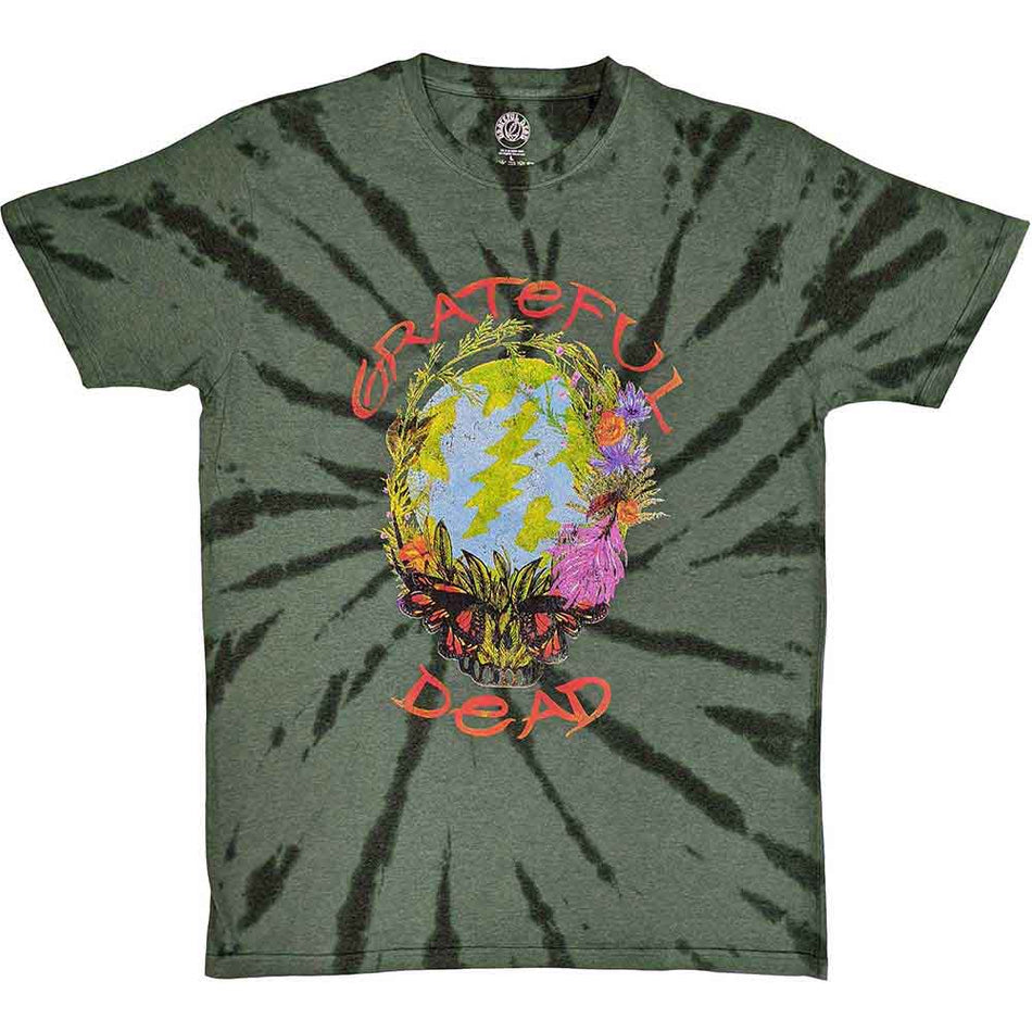 Grateful Dead Unisex T-Shirt: Forest Dead (Green) (Wash Collection)