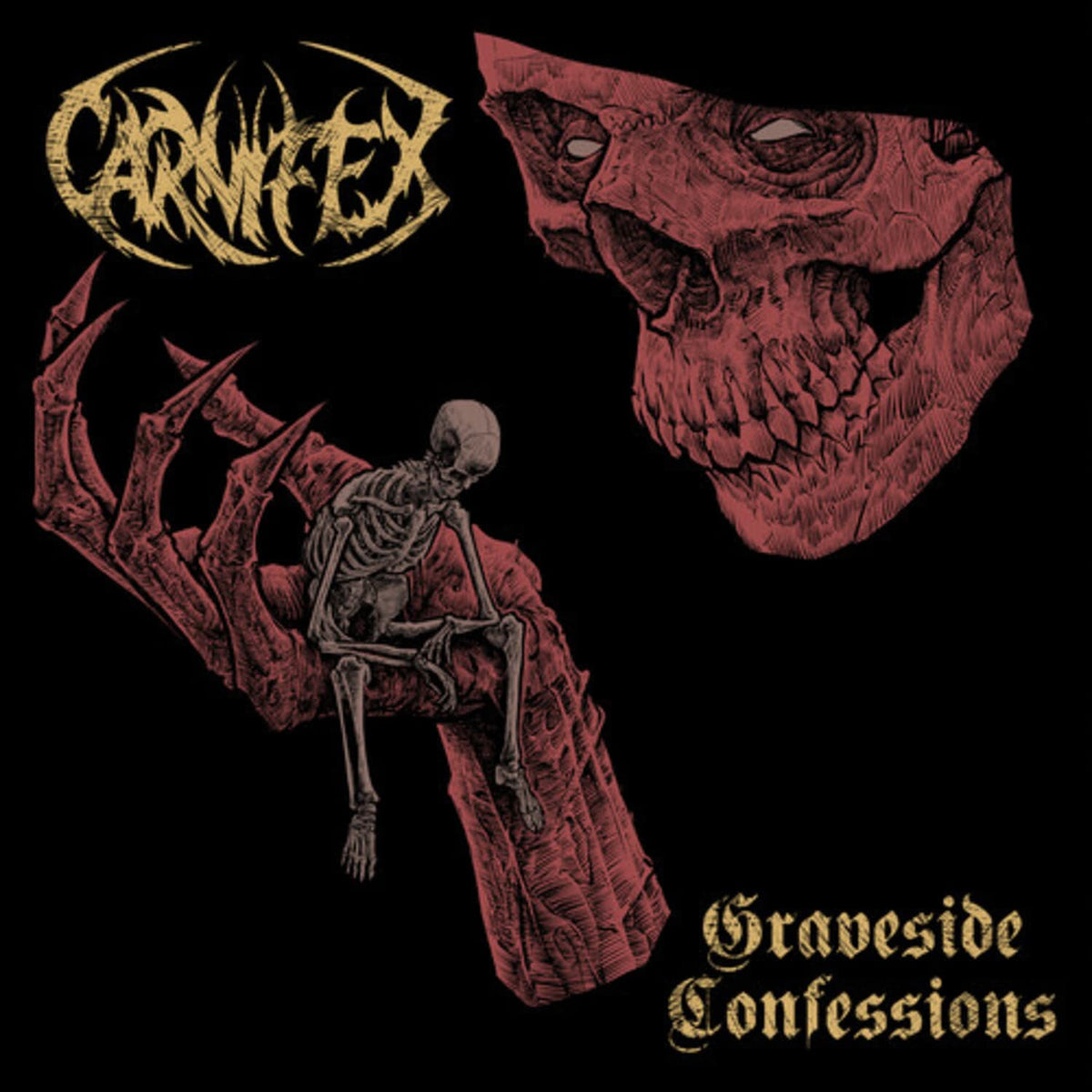 Carnifex - Graveside Confessions - (Limited Edition, Colored Vinyl, Red, Black, Yellow) - [Vinyl]