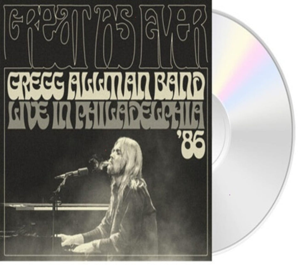 Gregg Allman Band - Great As Ever: Live In Philadelphia (1-11-86) - [CD]