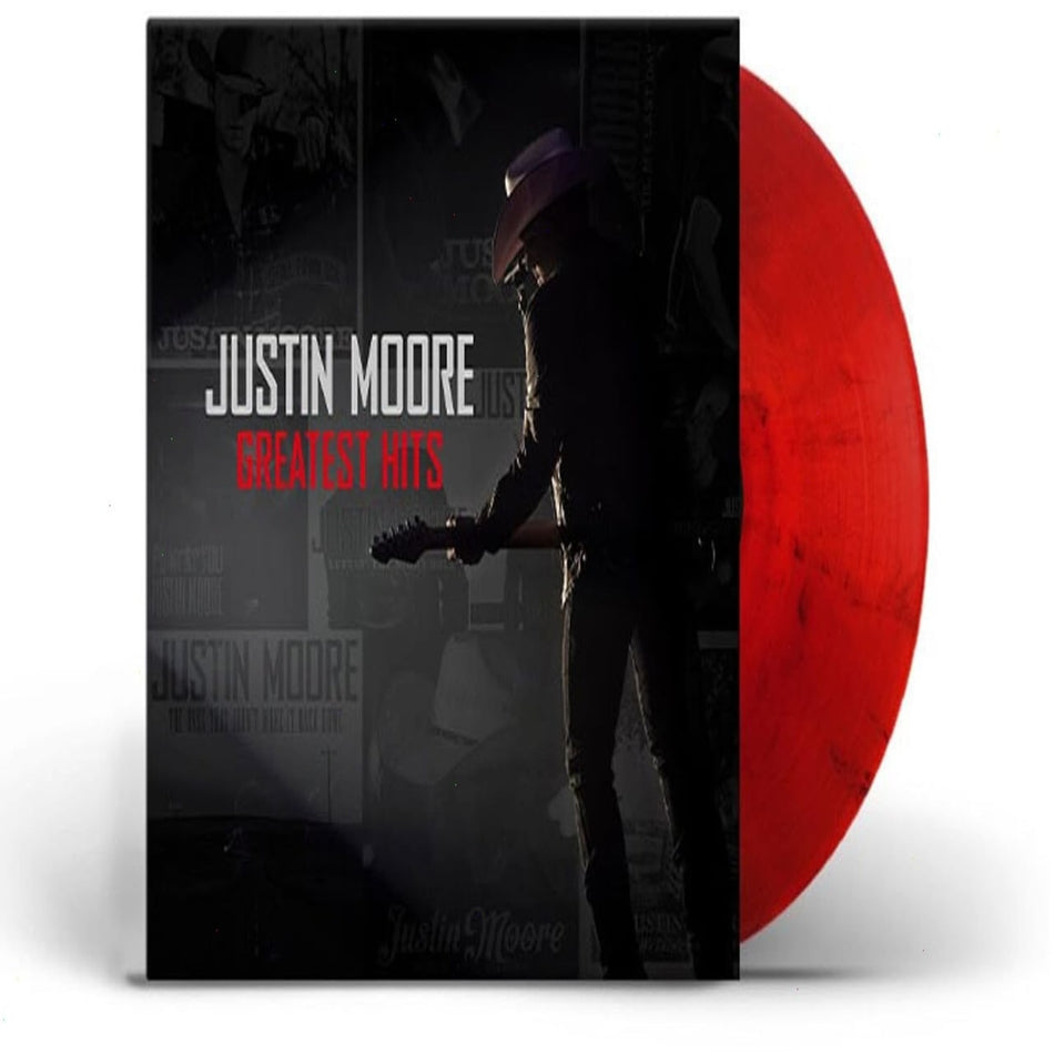 Justin Moore - Greatest Hits - (Colored Vinyl, Red, Gatefold LP Jacket, Smoke) - [Vinyl]