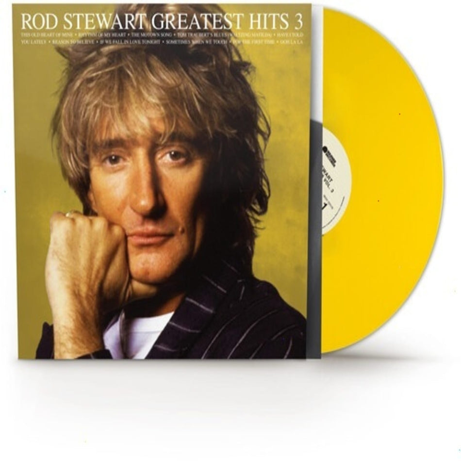 Rod Stewart - Greatest Hits Vol.3 - (Colored Vinyl, Yellow, Brick & Mortar Exclusive) - [Vinyl]