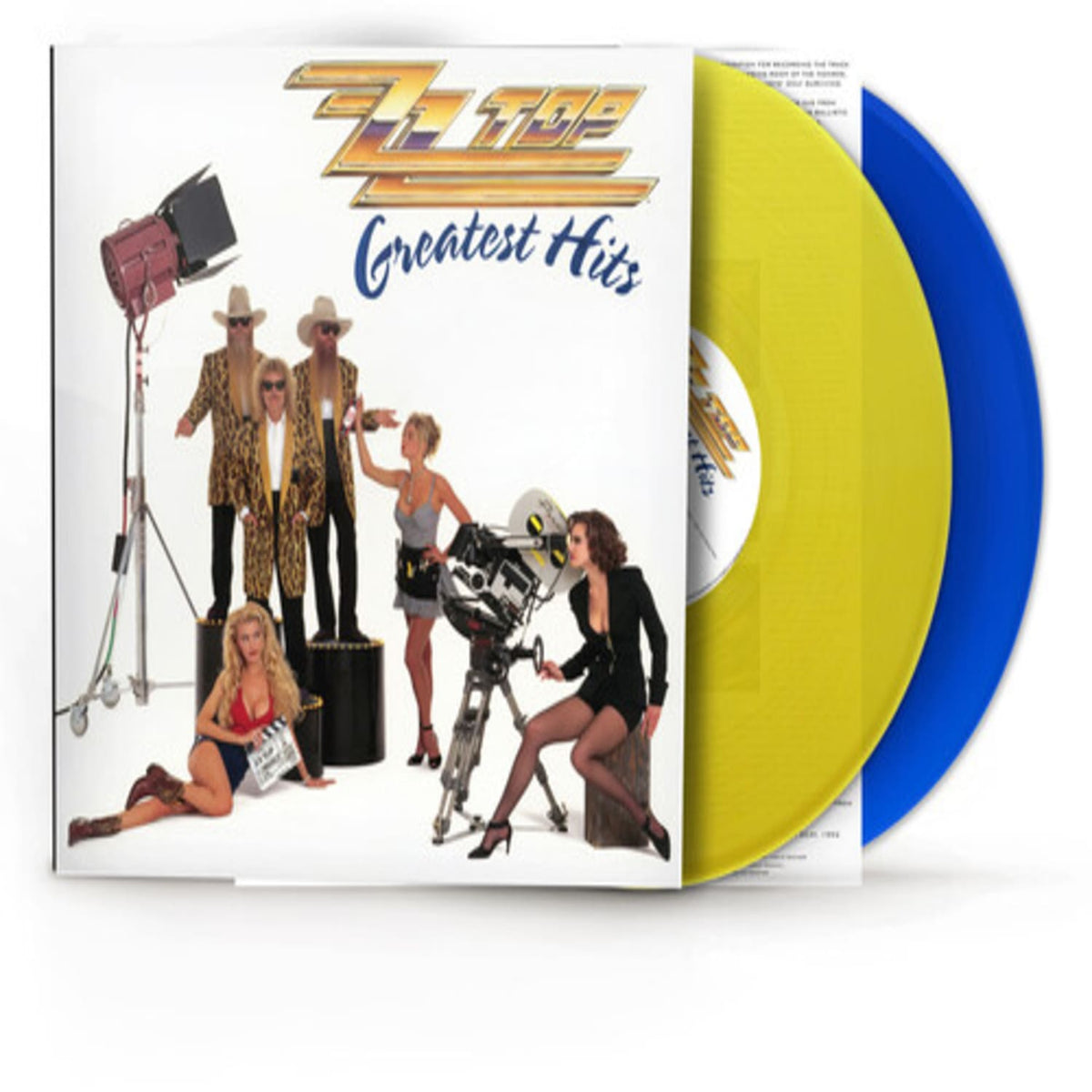 ZZ Top - Greatest Hits - (Clear Vinyl, Yellow, Blue, 140 Gram Vinyl, Brick & Mortar Exclusive) - [Vinyl]