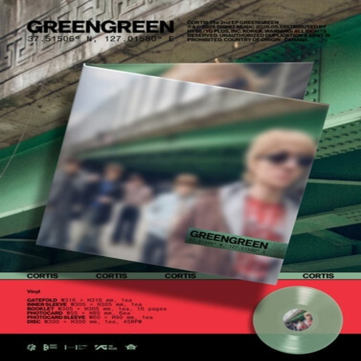 Cortis - GREENGREEN - (Extended Play, Booklet, Gatefold LP Jacket, Photo / Photo Card) - [Vinyl]