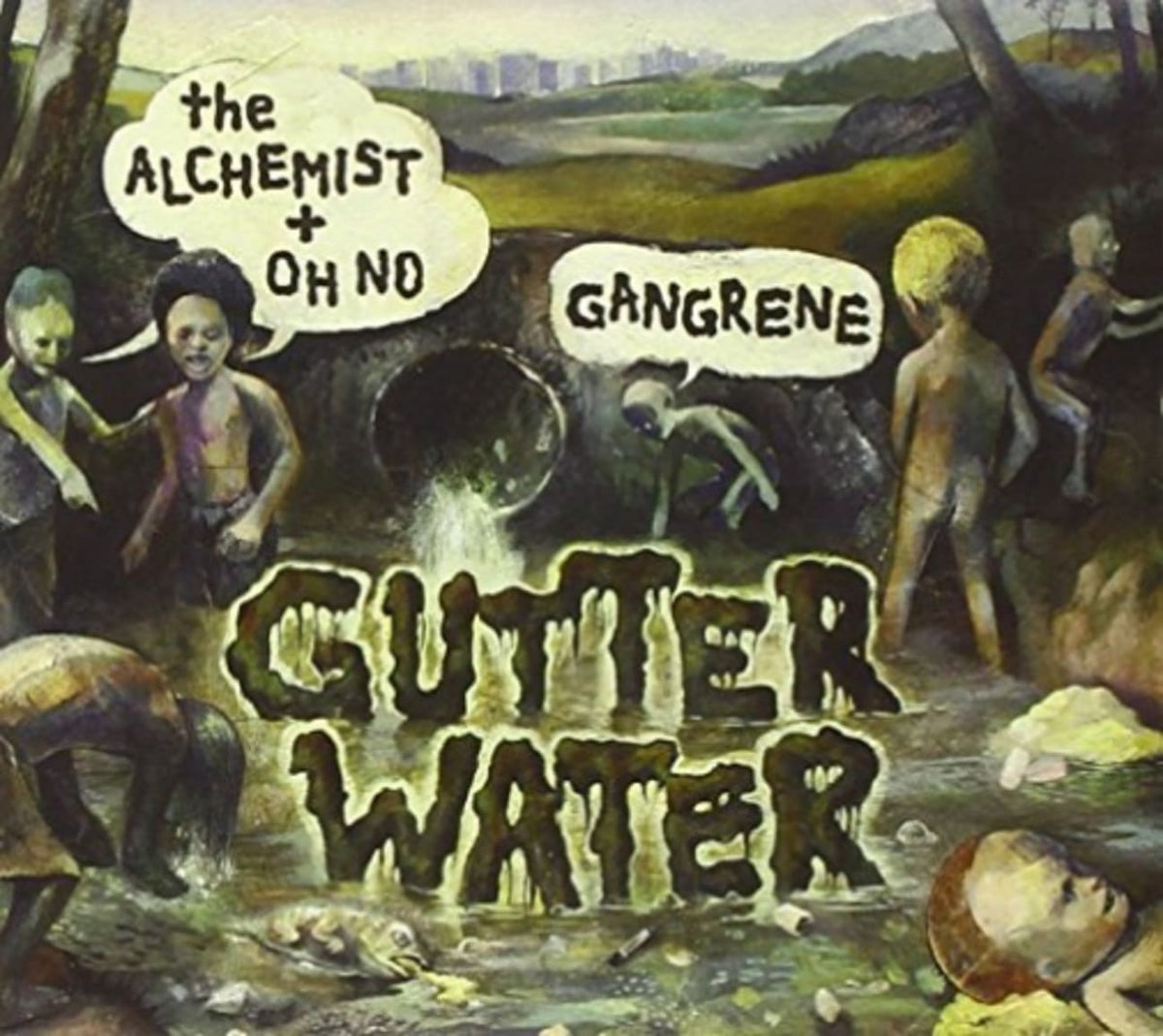 Gangrene (The Alchemist & Oh No) - [ & ] - GUTTER WATER - [CD]