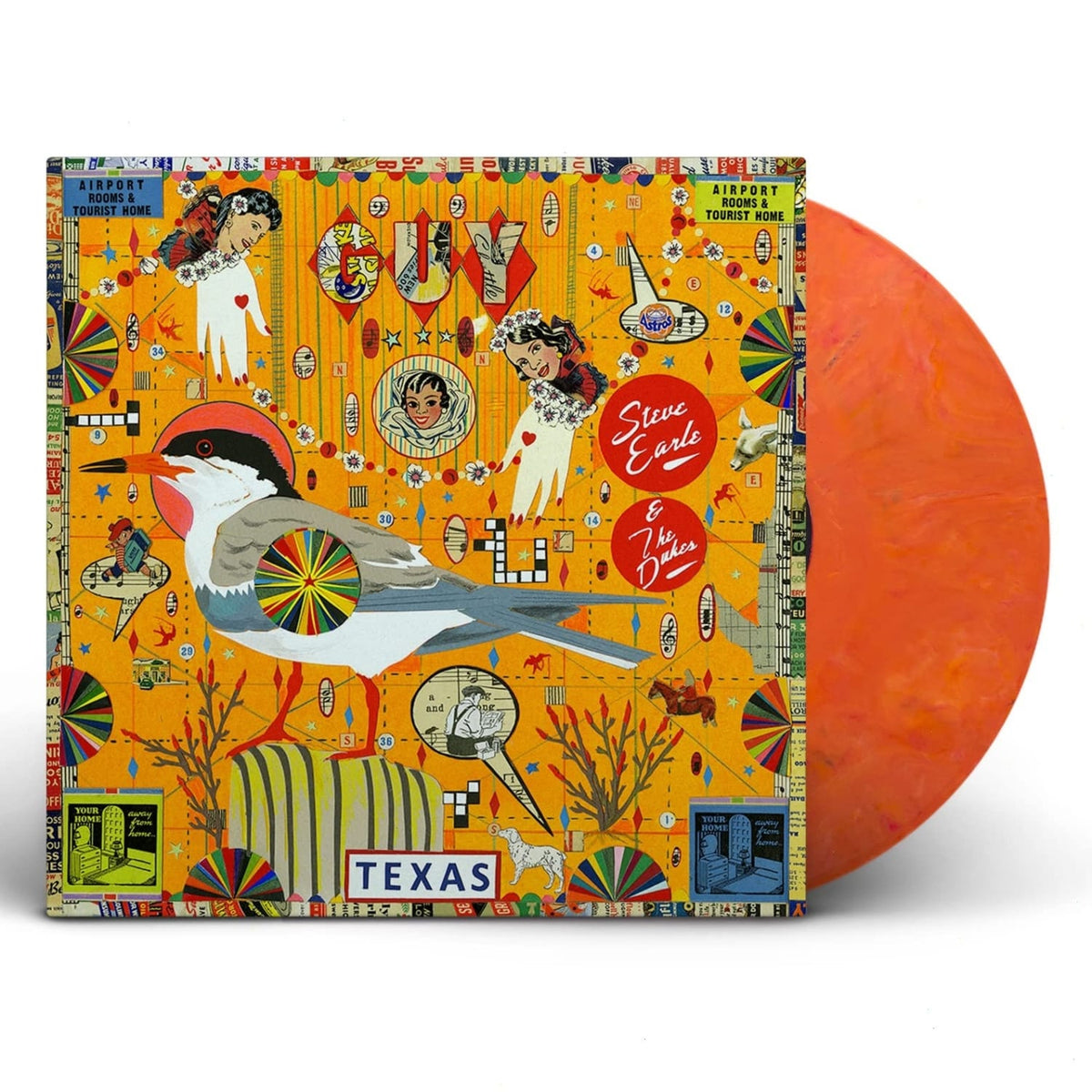 STEVE AND THE DUKES EARLE - Guy - (Colored Vinyl, Red, Orange) - [Vinyl]