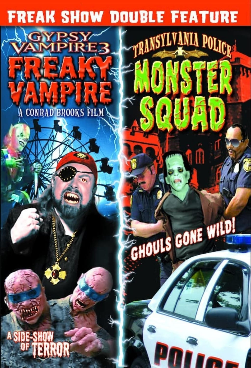 Gypsy Vampire 3: Freaky Vampire / Transylvania Police: Monster Squad - [DVD]