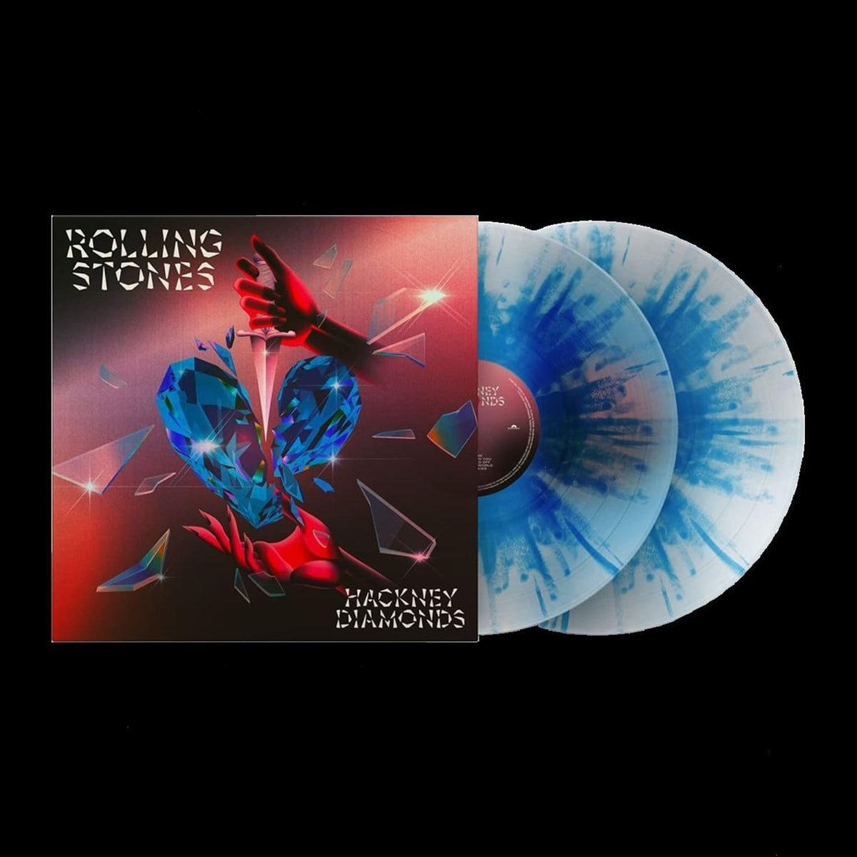 The Rolling Stones - Hackney Diamonds (1 Year Anniversary) - (Limited Edition, Clear Vinyl, Blue, 180 Gram Vinyl, Booklet) - [Vinyl]