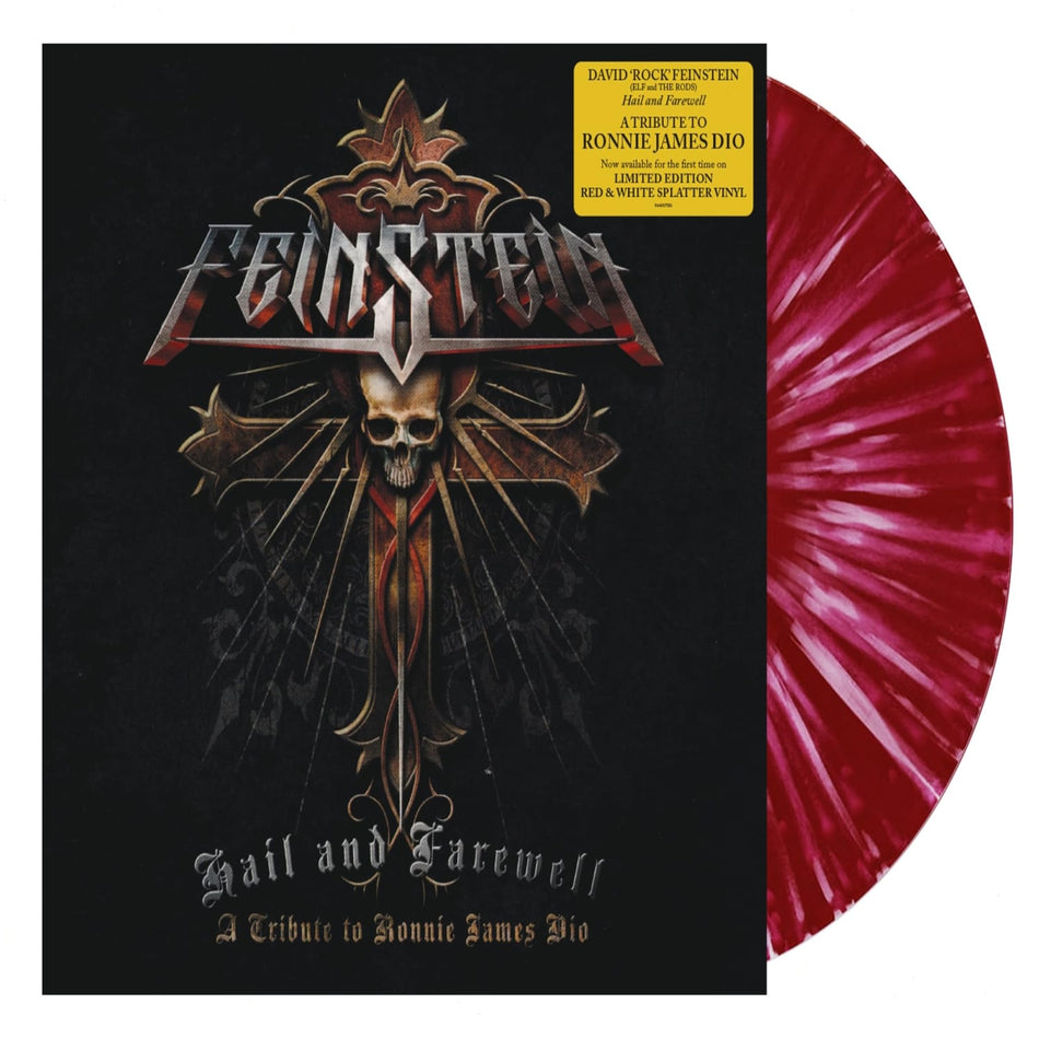 David Rock Feinstein - Hail and Farewell - (Limited Edition, Colored Vinyl, Red, Black, Splatter) - [Vinyl]