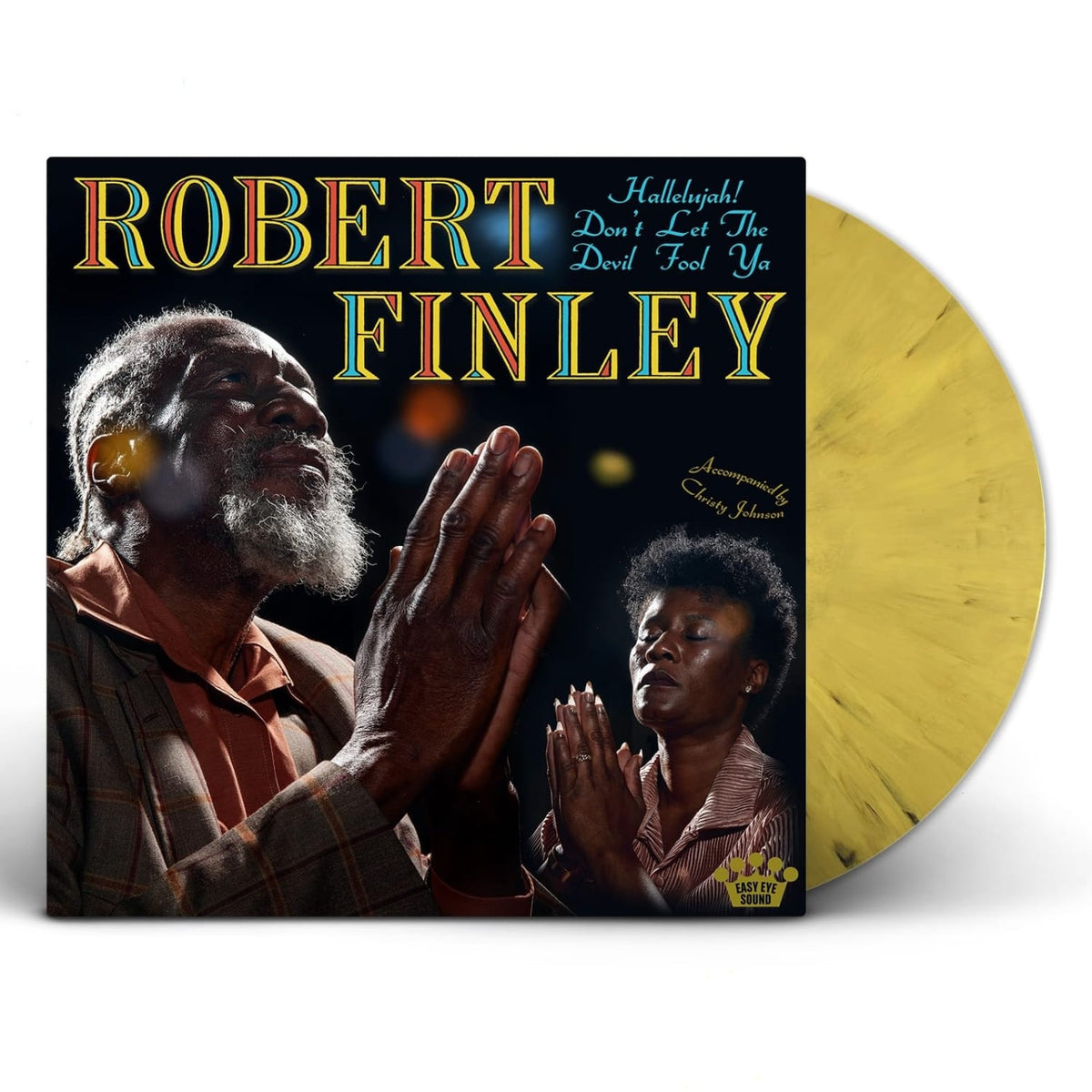 Robert Finley - Hallelujah! Don't Let The Devil Fool Ya - (Limited Edition, Colored , Yellow, Black, Splatter) - [Vinyl]