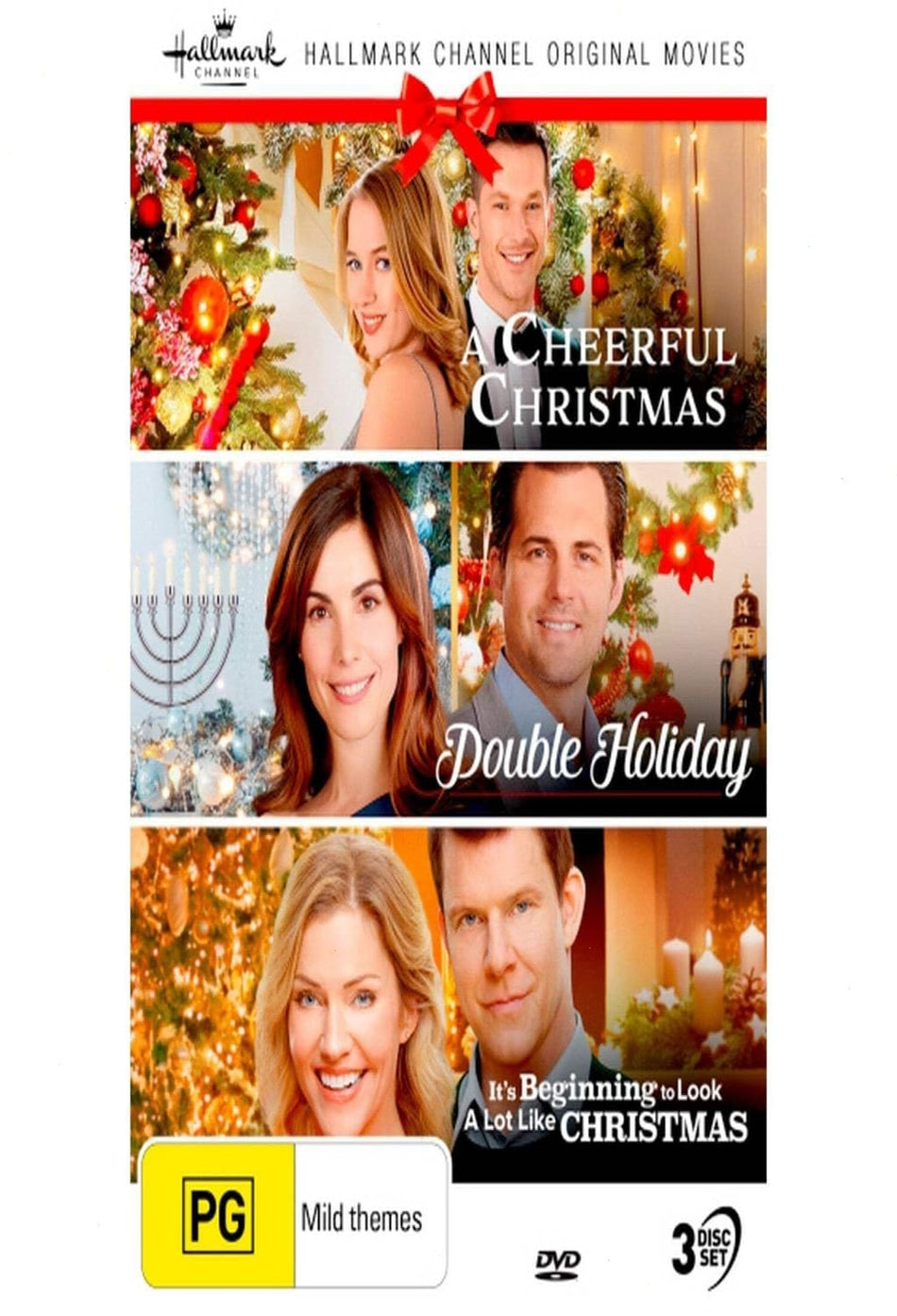 Hallmark Xmas Collection 18: Cheerful Christmas / Double Holiday / It's Beginning To Look A Lot Like Christmas [NTSC/ 0] - [DVD]