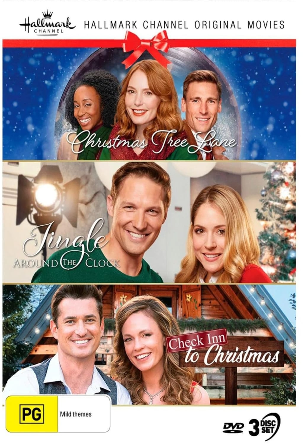 Hallmark Xmas Collection 28 (Christmas Tree Lane / Jingle Around The Clock / Check Inn To Christmas) - NTSC/ 0 - [DVD]
