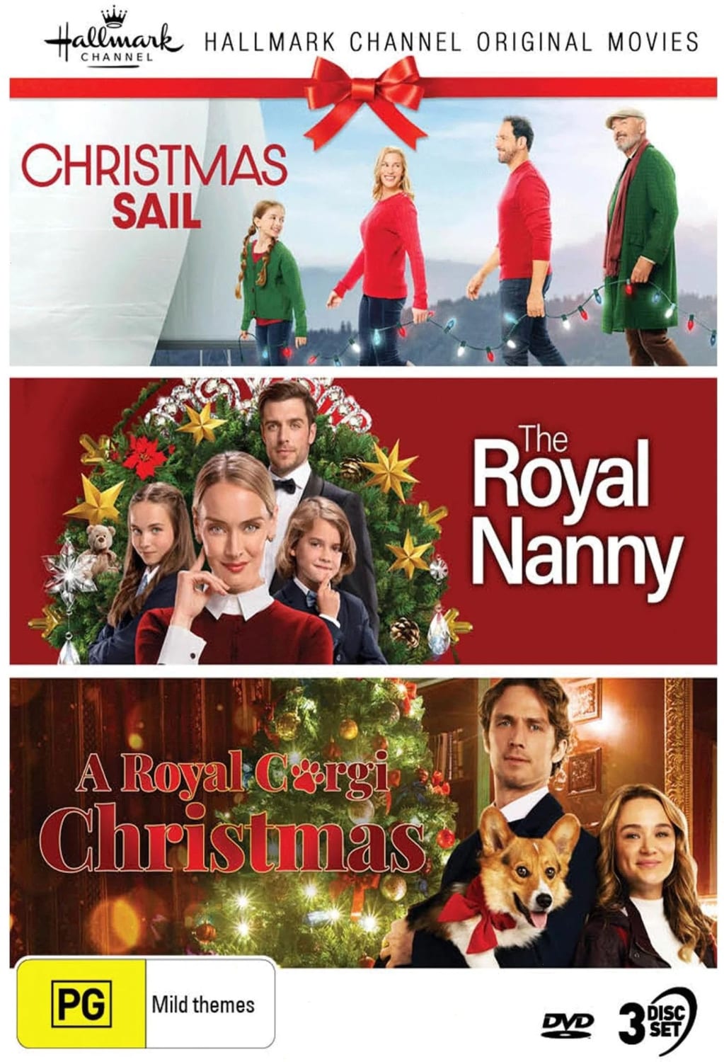 Hallmark Xmas Collection 29 (Christmas Sail / The Royal Nanny / A Royal Corgi Christmas) - NTSC/ 0 - [DVD]