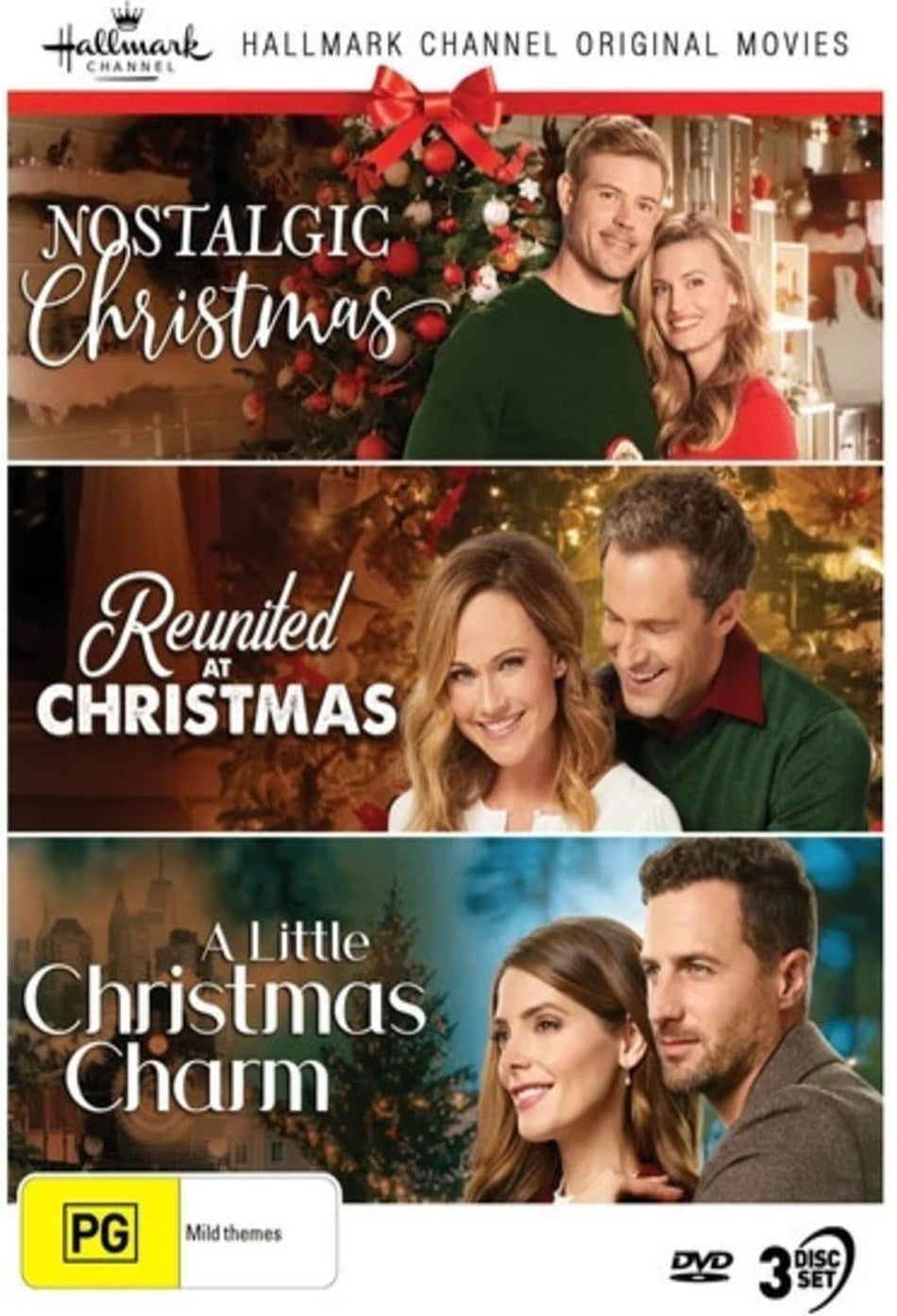 Hallmark Xmas Collection 31 (Nostalgic Christmas / Reunited At Christmas / A Little Christmas Charm) - [DVD]