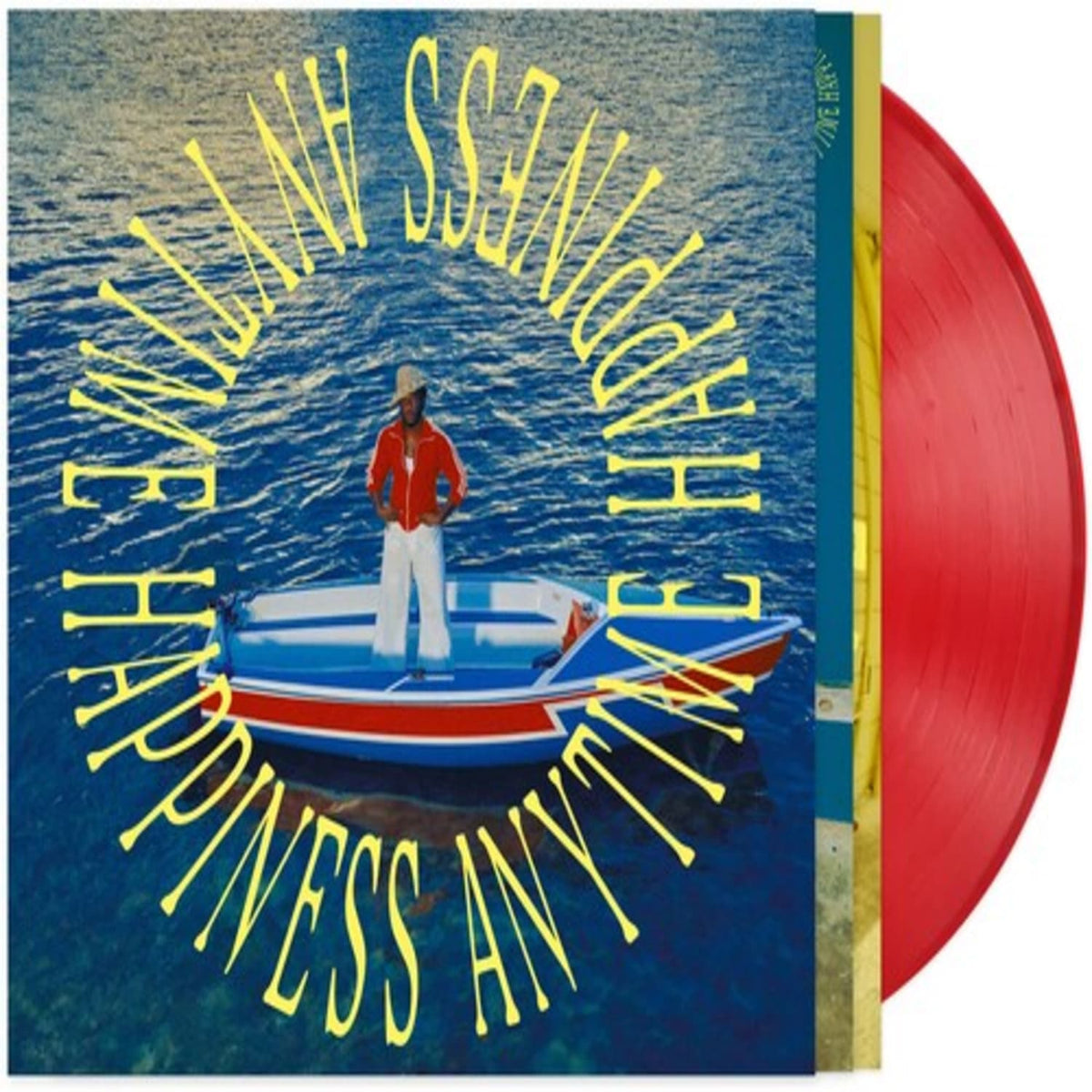 Leon Bridges - Happiness Anytime - (Indie Exclusive, Colored , Red, Gatefold LP Jacket) - [Vinyl]