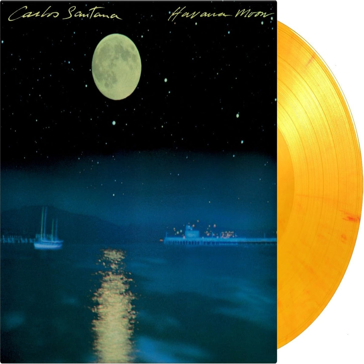 Carlos Santana - Havana Moon: 40th Anniversary - Limited 180-Gram Yellow & Red Marble Colored - [Vinyl]