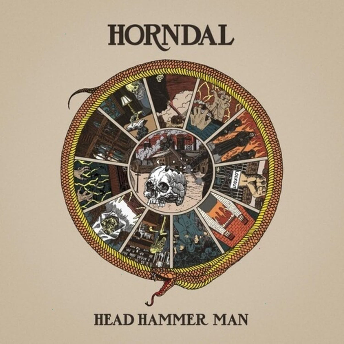 Horndal - Head Hammer Man - (Clear , Black) - [Vinyl]