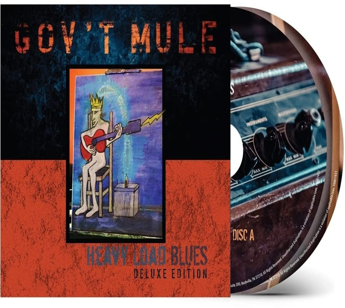 Gov't Mule - Heavy Load Blues [Deluxe 2 CD] - (Deluxe Edition, Bonus Tracks, Alternate Cover) - [CD]