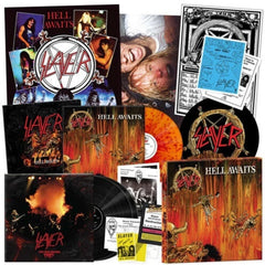 Slayer - Hell Awaits - (Colored , Red, Orange, With Book, Anniversary Edition) - [Vinyl]