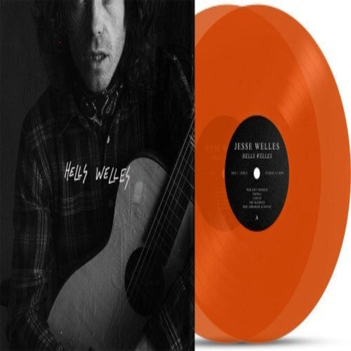 Jesse Welles - Hells Welles (Orange ) - (Indie Exclusive, Clear , Orange, Lyric Book) - [Vinyl]