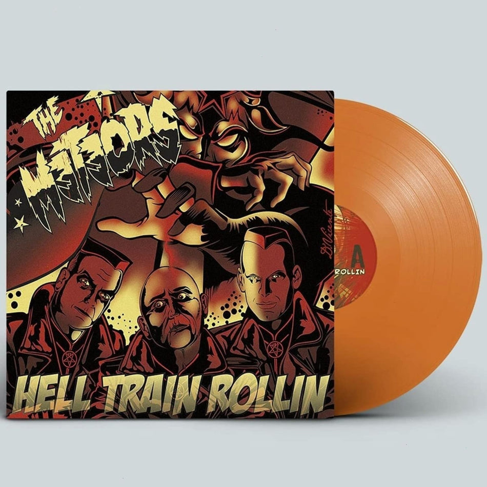 The Meteors - Hell Train Rollin' - (Colored Vinyl, Orange) - [Vinyl]
