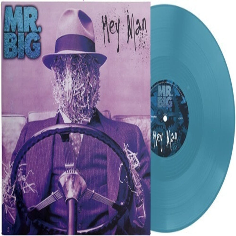 Mr. Big - Hey Man (30 Anniversary Edition) 180g One-step Pressing Deep Cyan LP - (Colored , Cyan, Limited Edition, Reissue) - [Vinyl]
