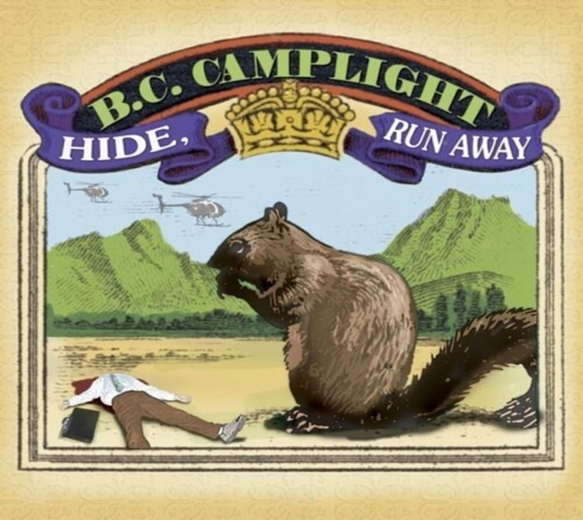 B.C. Camplight - Hide Run Away - [CD]