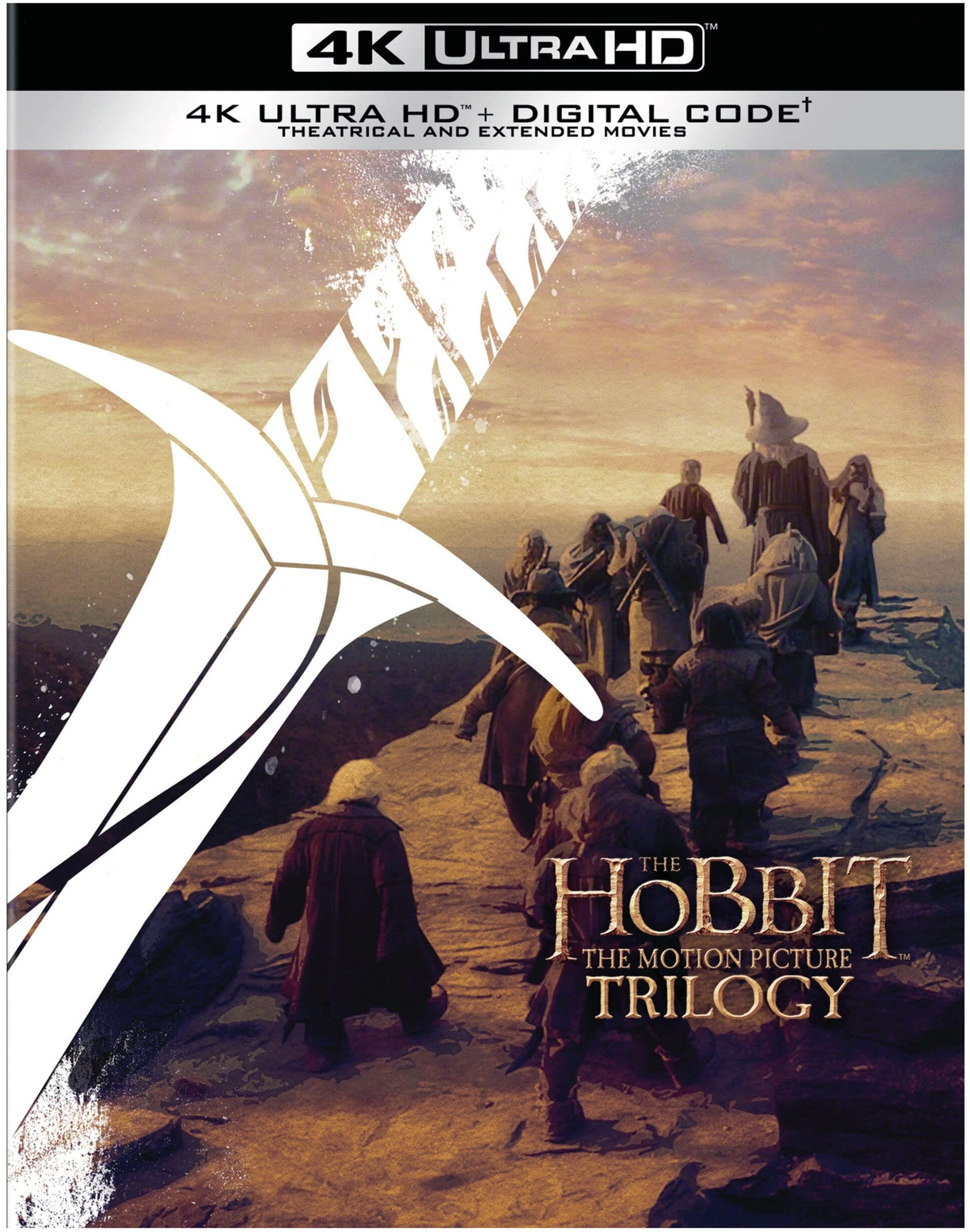 The Hobbit: The Motion Picture Trilogy - (4K Mastering, Boxed Set, Slipsleeve/Digsleeve Packaging) - [4K Ultra HD]