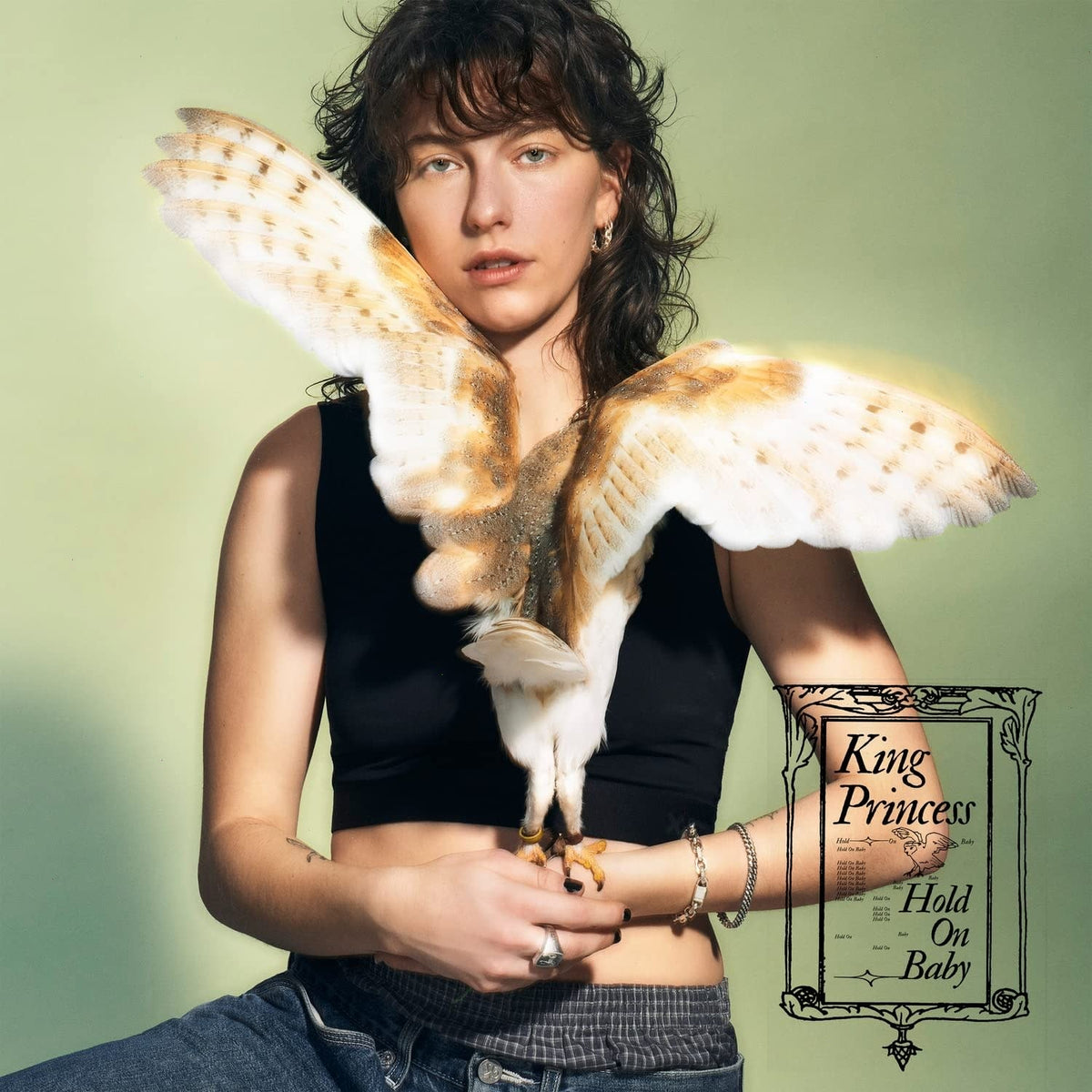 King Princess - Hold On Baby [Explicit Content] - (Parental Advisory Explicit Lyrics, Colored Vinyl, White, Sticker, Gatefold LP Jacket) - [Vinyl]