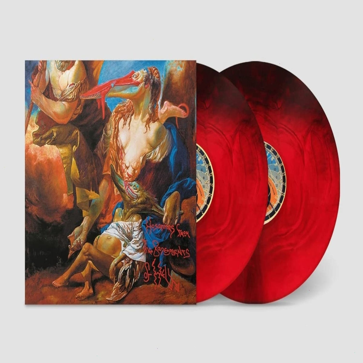 Killing Joke - HOSANNAS FROM THE BASEMENTS OF HELL - (Indie Exclusive, Deluxe Edition, Colored Vinyl, Red, Black) - [Vinyl]