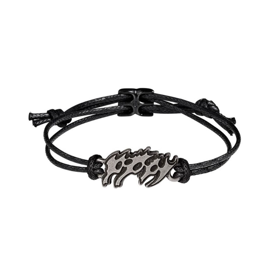 Poppy Corded Wrist Strap: Logo