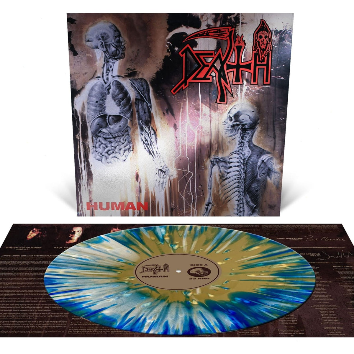 Death - Human - (Colored , White, Blue, Gold, Splatter) - [Vinyl]
