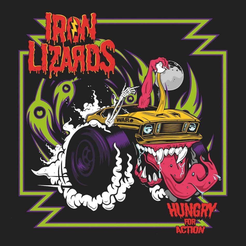 Iron Lizards - Hungry For Action - (Limited Edition, Colored Vinyl, Red) - [Vinyl]