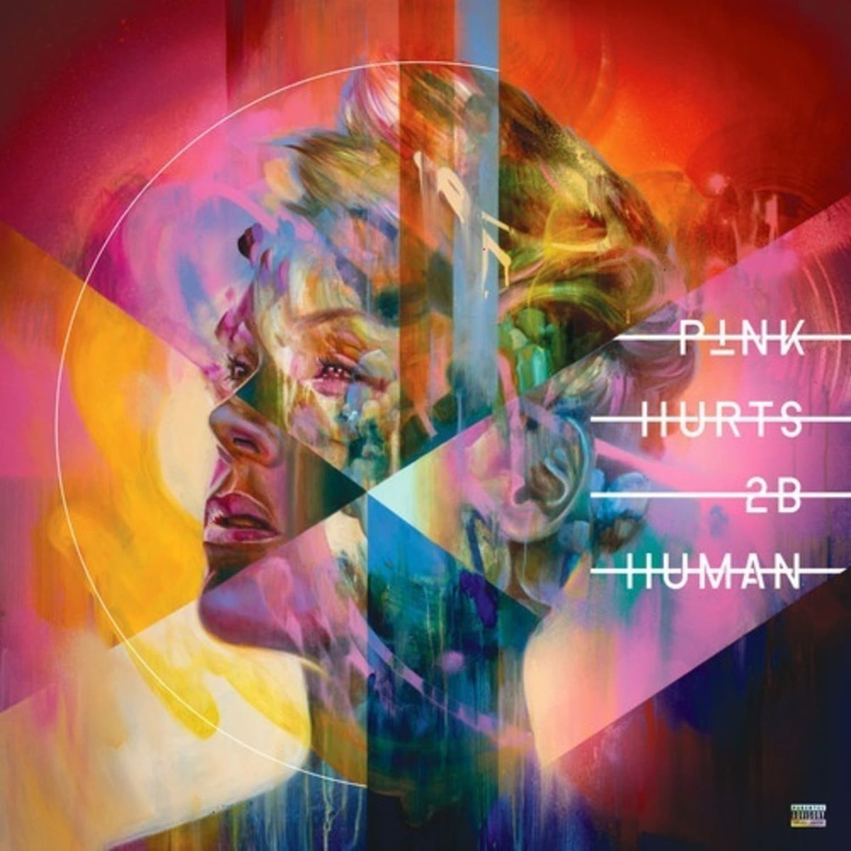 Pink - Hurts 2B Human [Explicit Content] - (Parental Advisory Explicit Lyrics, 150 Gram Vinyl, Poster) - [Vinyl]