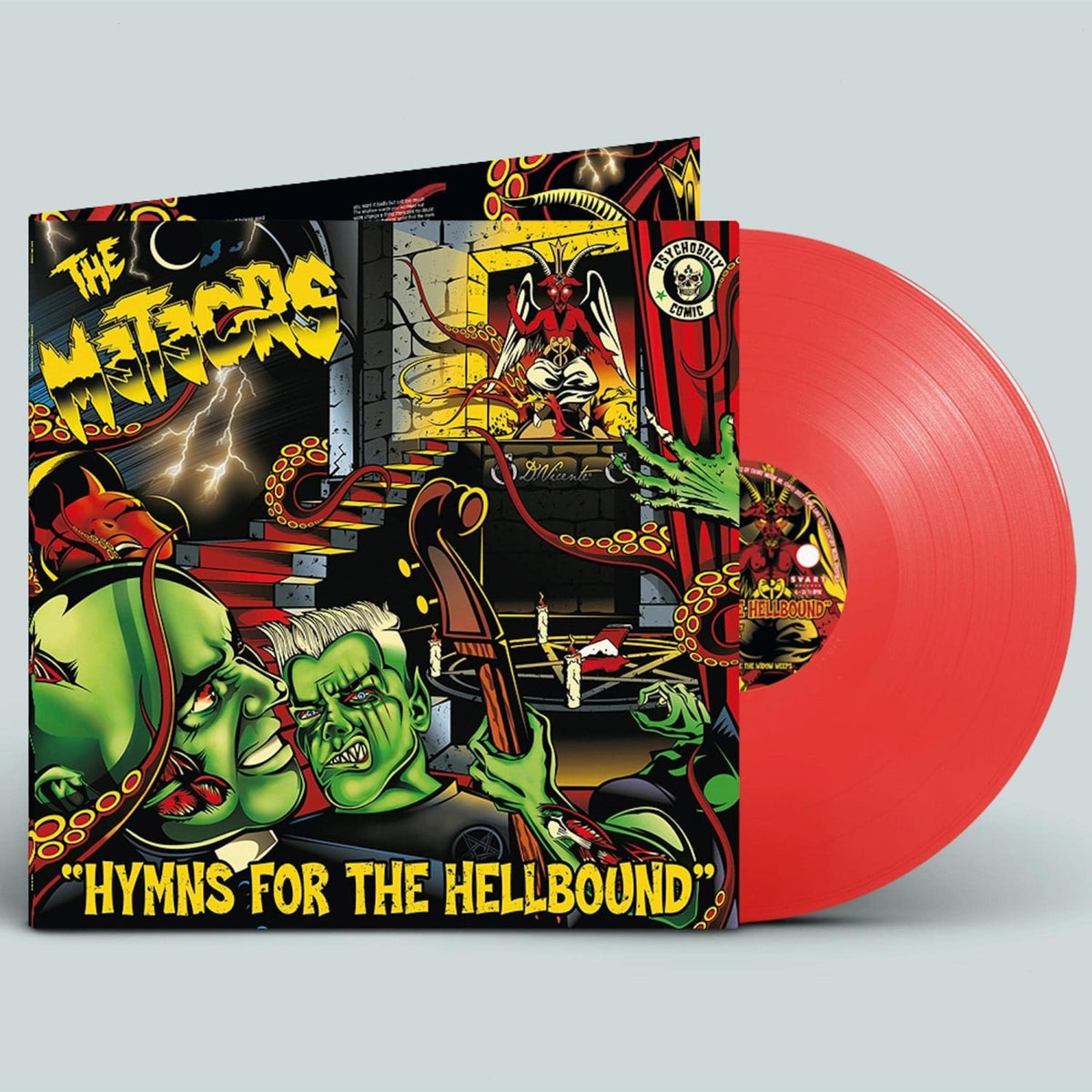 The Meteors - Hymns For The Hellbound - (Clear Vinyl, Red) - [Vinyl]