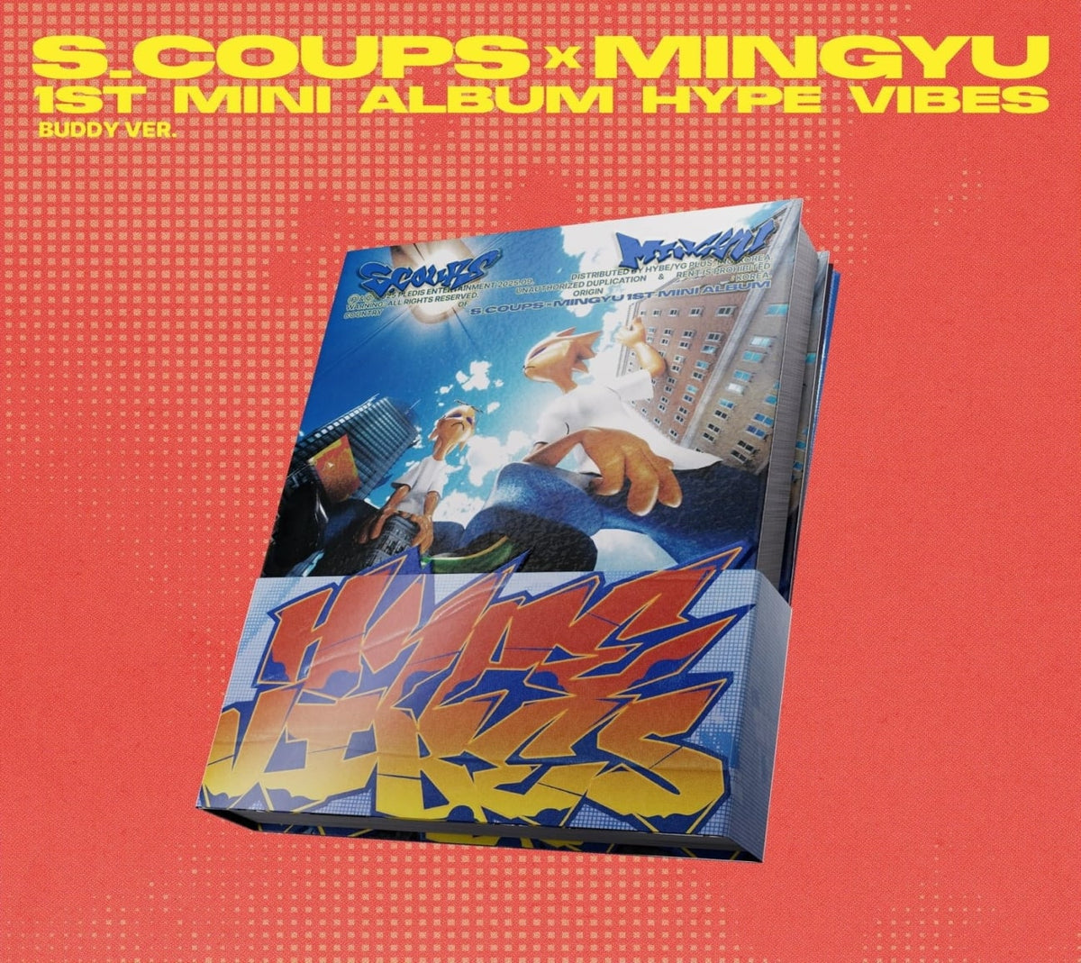 Cxm (Seventeen) - CxM 1st Mini Album 'Hype Vibes' [Buddy Ver.] - (Sticker, Photo Book, Photo / Photo Card, Poster, Postcard) - [CD]