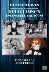 Hugh Harman & Rudolf Ising's Uncensored Cartoons, Volumes 1-4 Collection - (Boxed Set) - [DVD]
