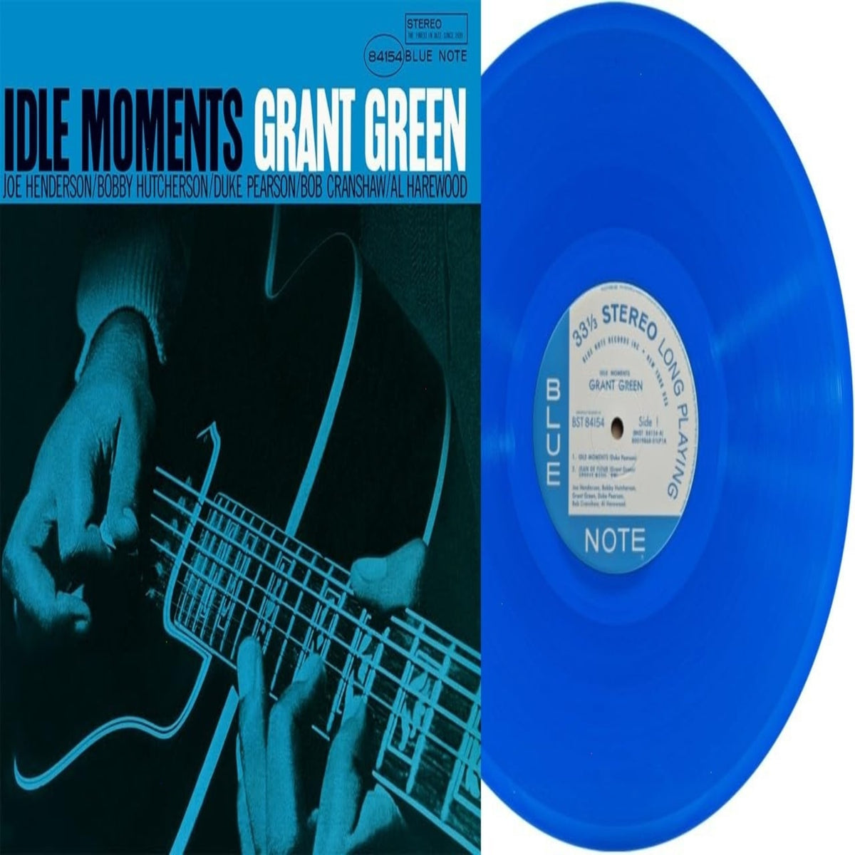 Grant Green - Idle Moments - (Indie Exclusive, Limited Edition, Colored Vinyl, Blue, 180 Gram Vinyl) - [Vinyl]
